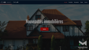 Conception de Site Web Immobilier Personnalisé